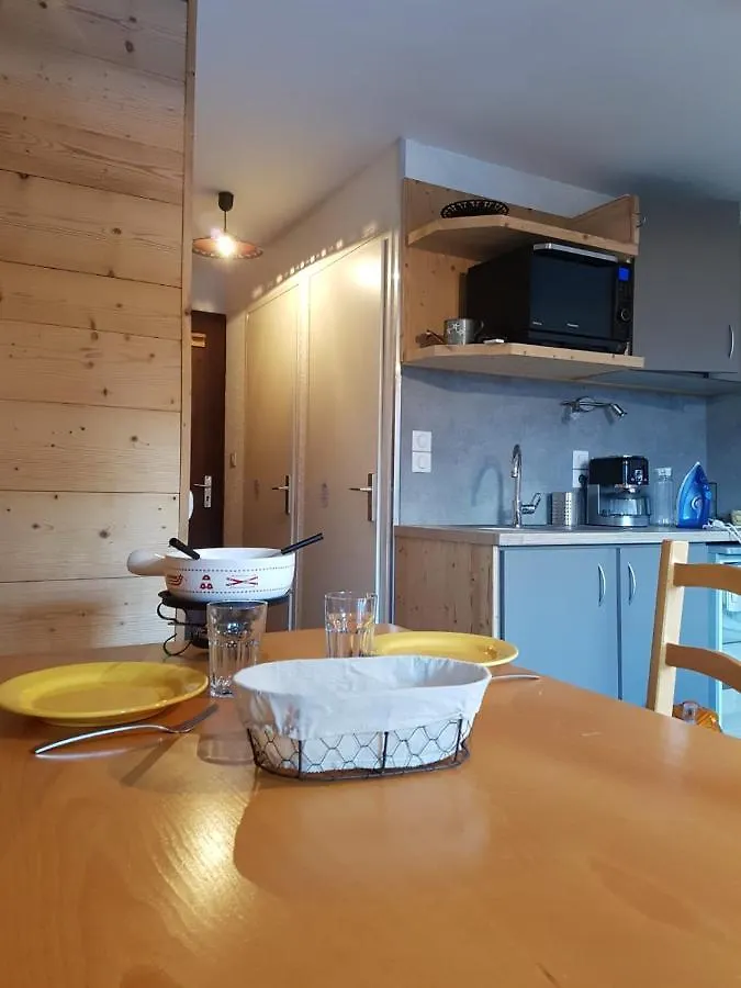Charmant Studio Manigod La Clusaz 아파트